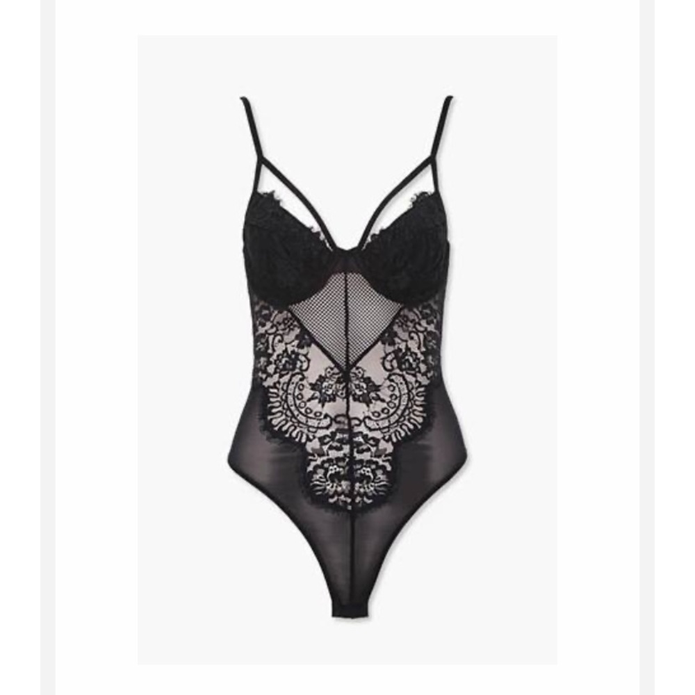 Small Fishnet/Lace Bodysuit
